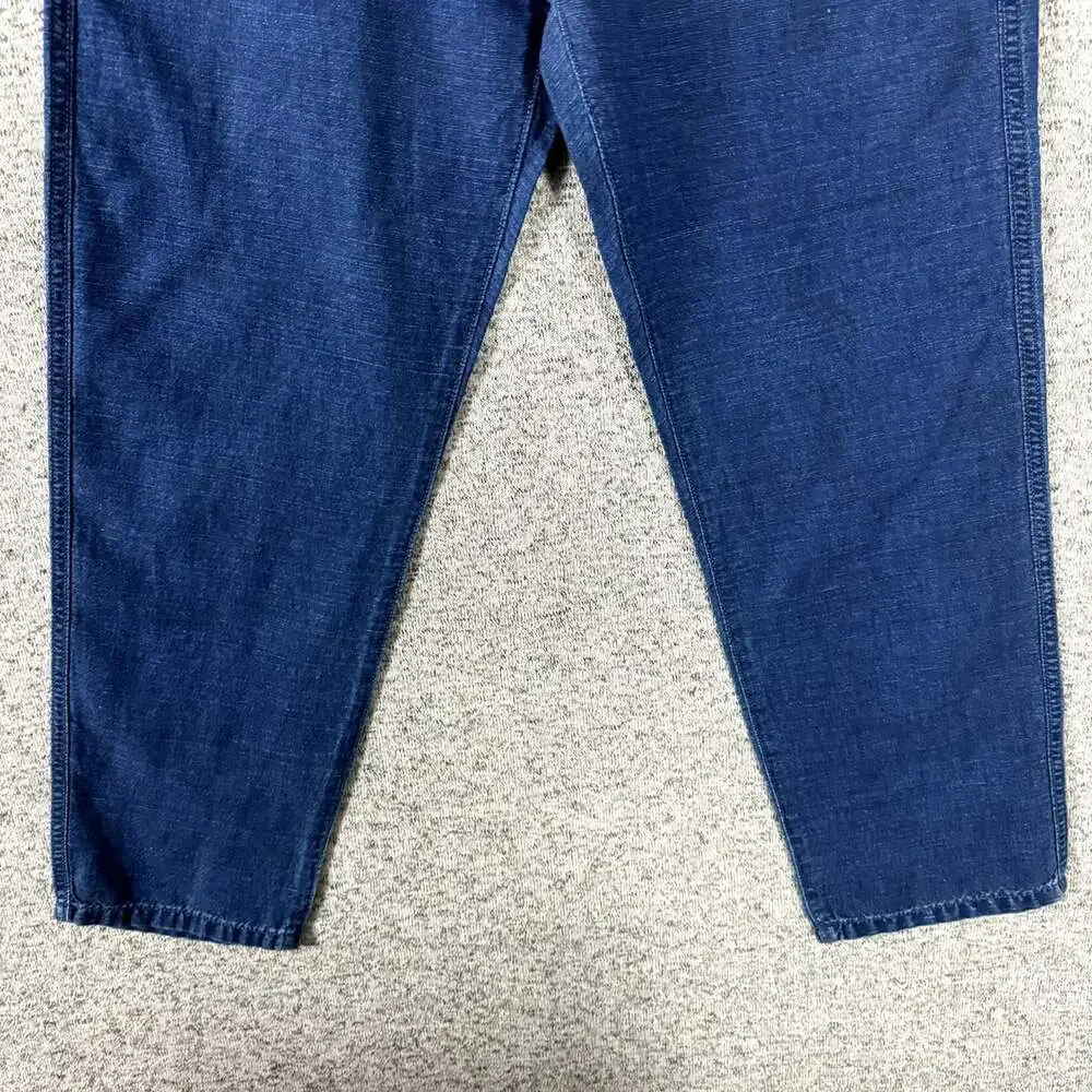 Banana Republic Women's Size XS Blue Linen Blend Pull On Slim Leg Pants
